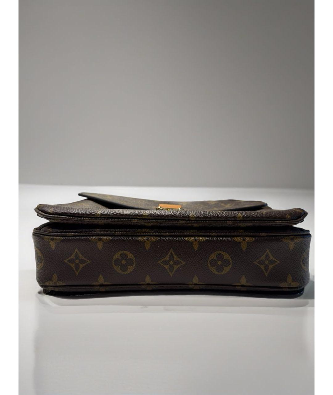 LOUIS VUITTON Коричневая сумка через плечо, фото 3