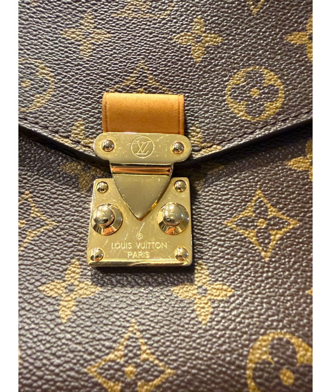 LOUIS VUITTON Коричневая сумка через плечо, фото 6