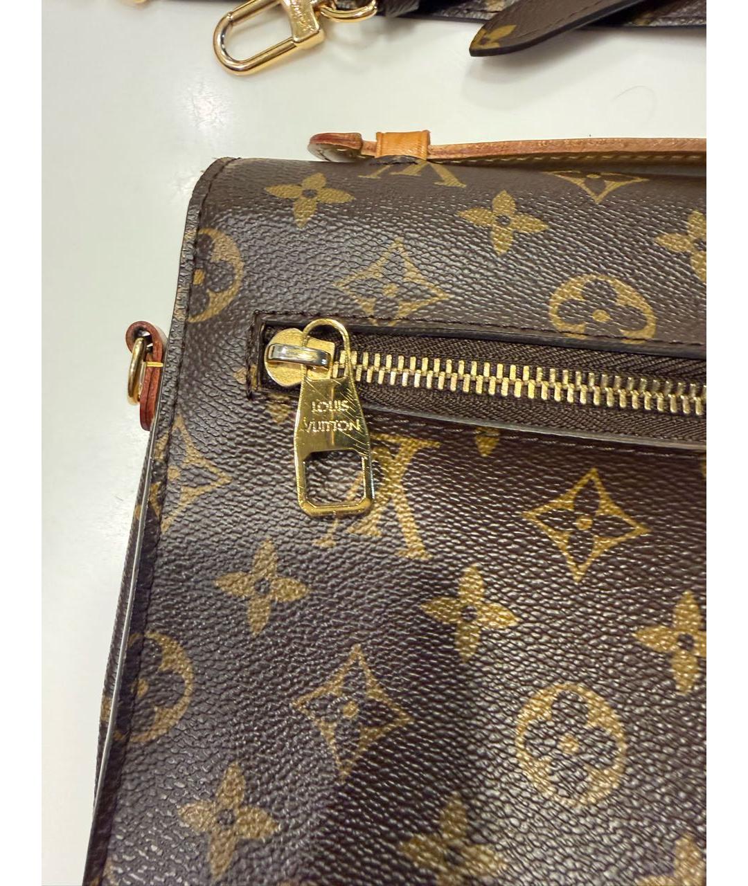 LOUIS VUITTON Коричневая сумка через плечо, фото 7