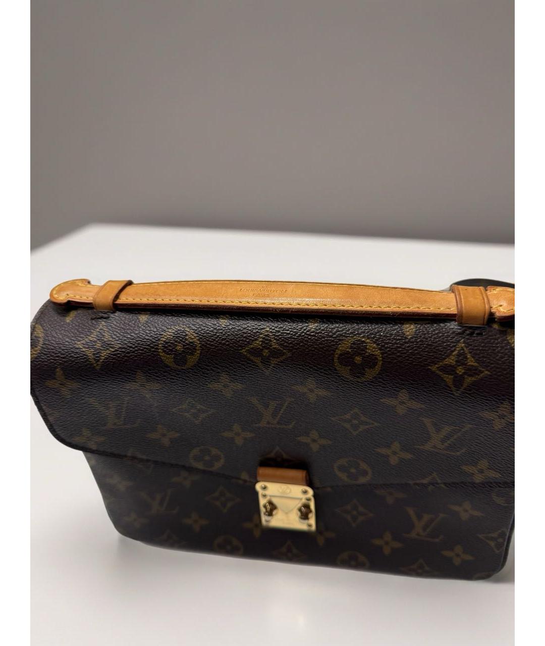 LOUIS VUITTON Коричневая сумка через плечо, фото 2