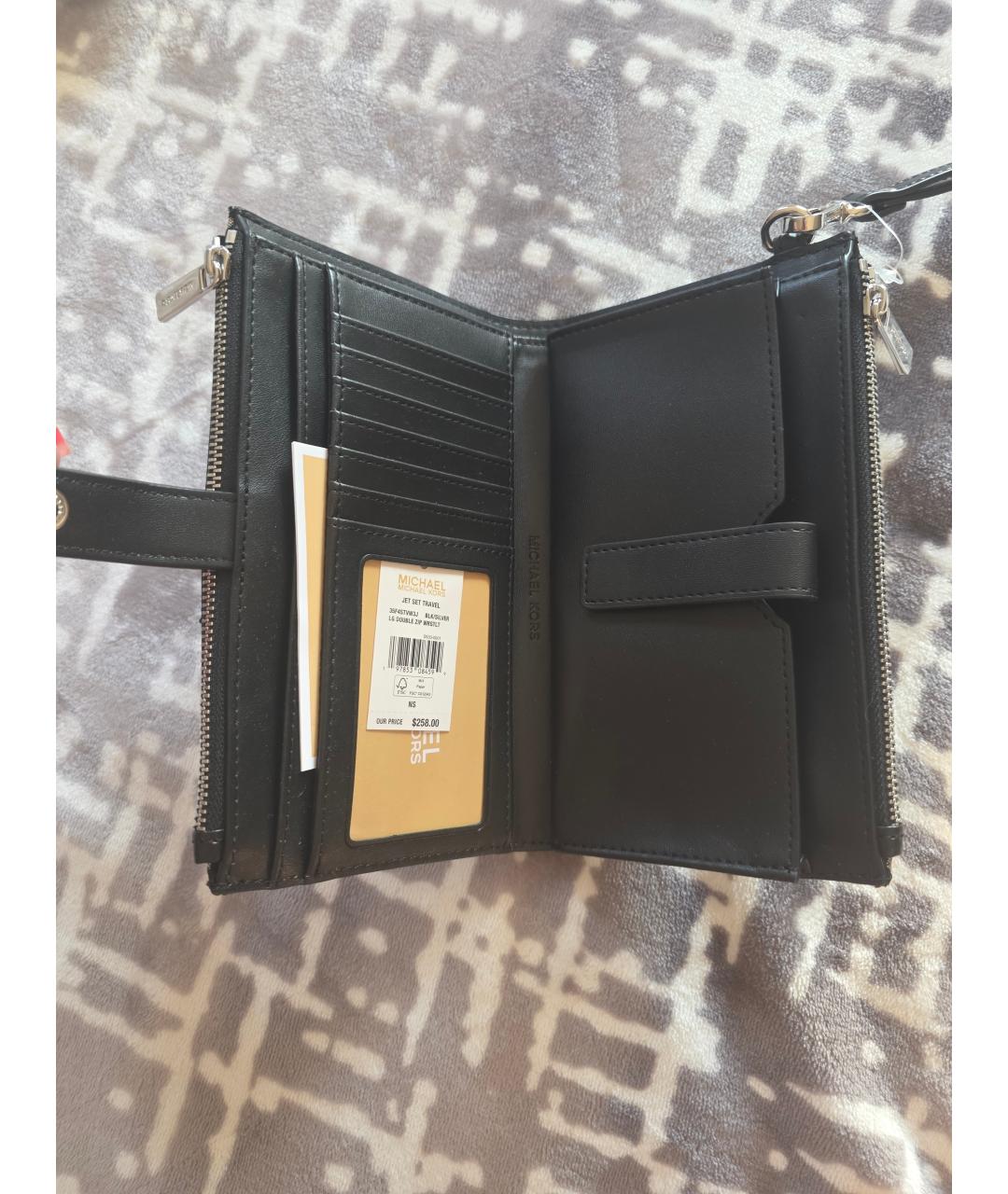 MICHAEL KORS Черный кошелек, фото 6