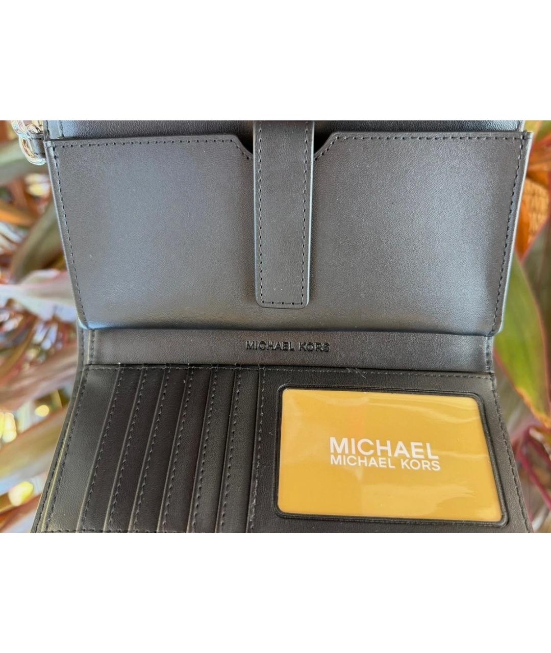MICHAEL KORS Черный кошелек, фото 5