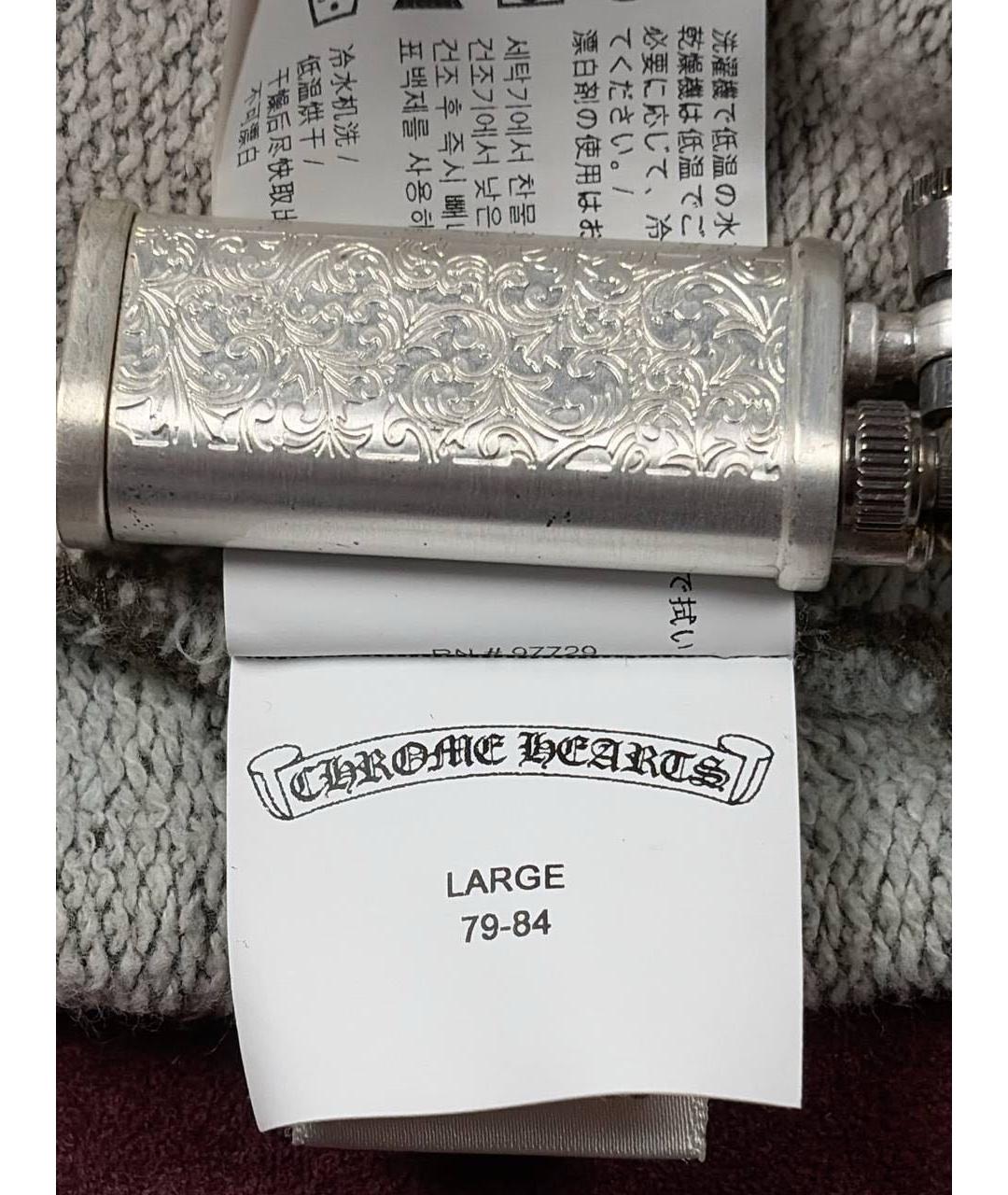 CHROME HEARTS Коричневые хлопковые шорты, фото 5