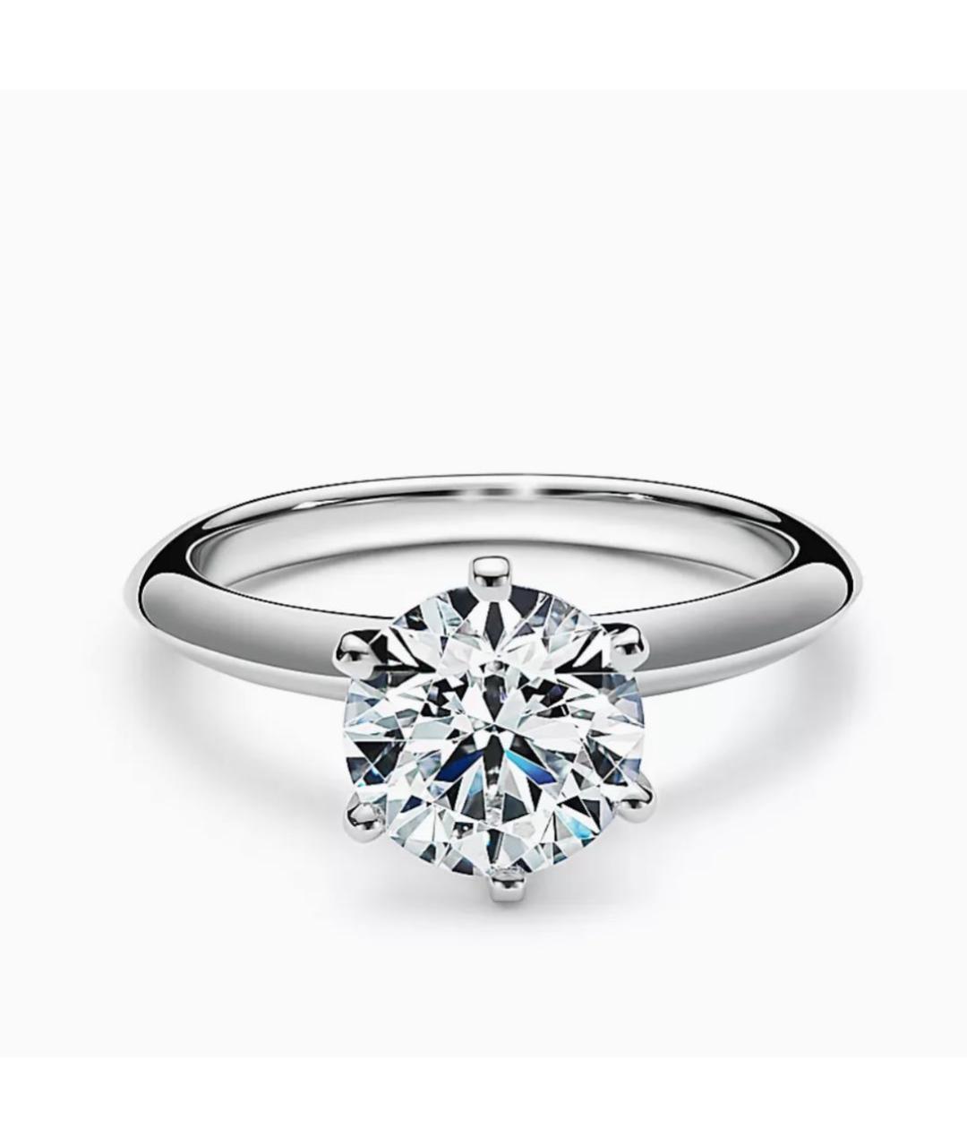 TIFFANY&CO Серебряное платиновое кольцо, фото 5
