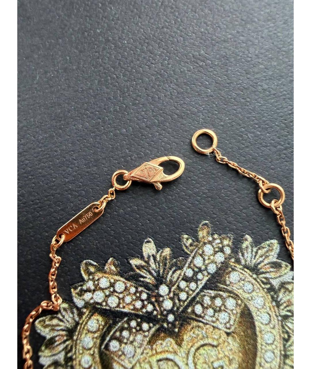 VAN CLEEF & ARPELS Красный браслет из розового золота, фото 2