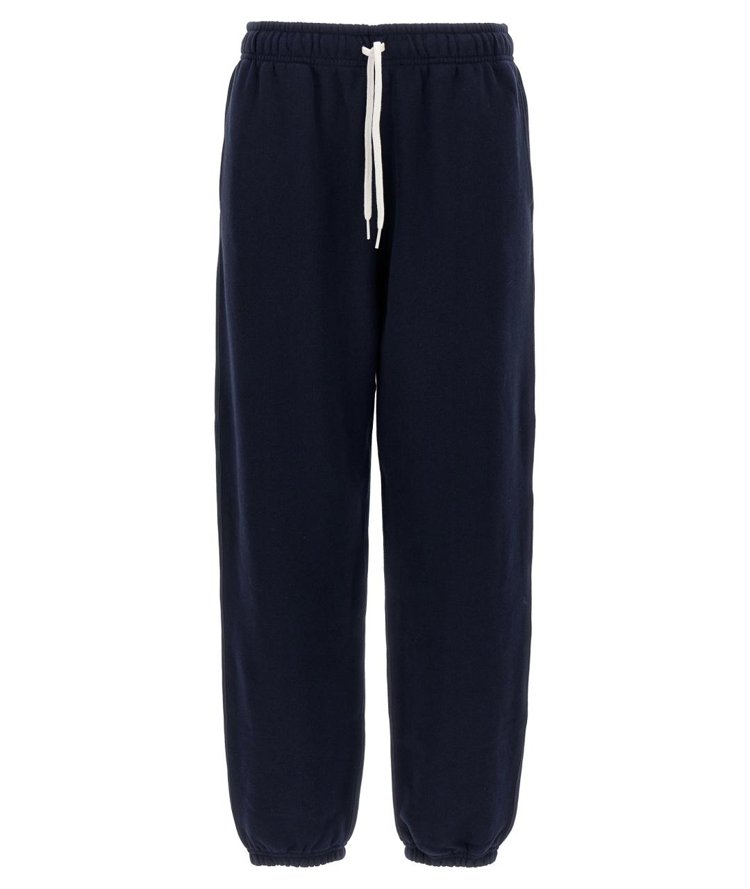 POLO RALPH LAUREN Синие хлопковые прямые брюки, фото 1