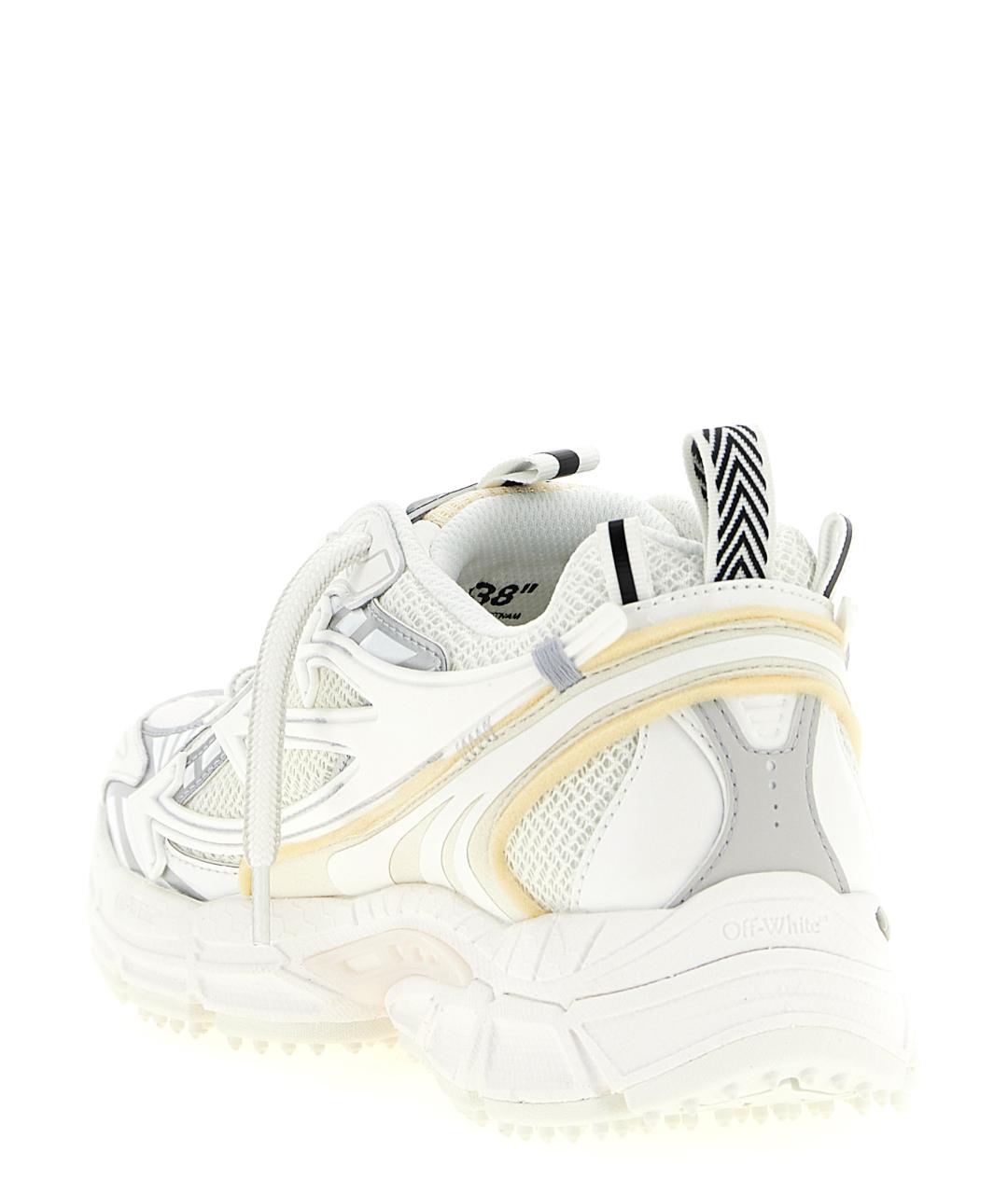 OFF-WHITE Белые кроссовки, фото 4