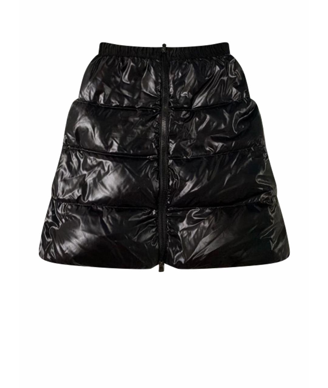 MONCLER Черная юбка мини, фото 1