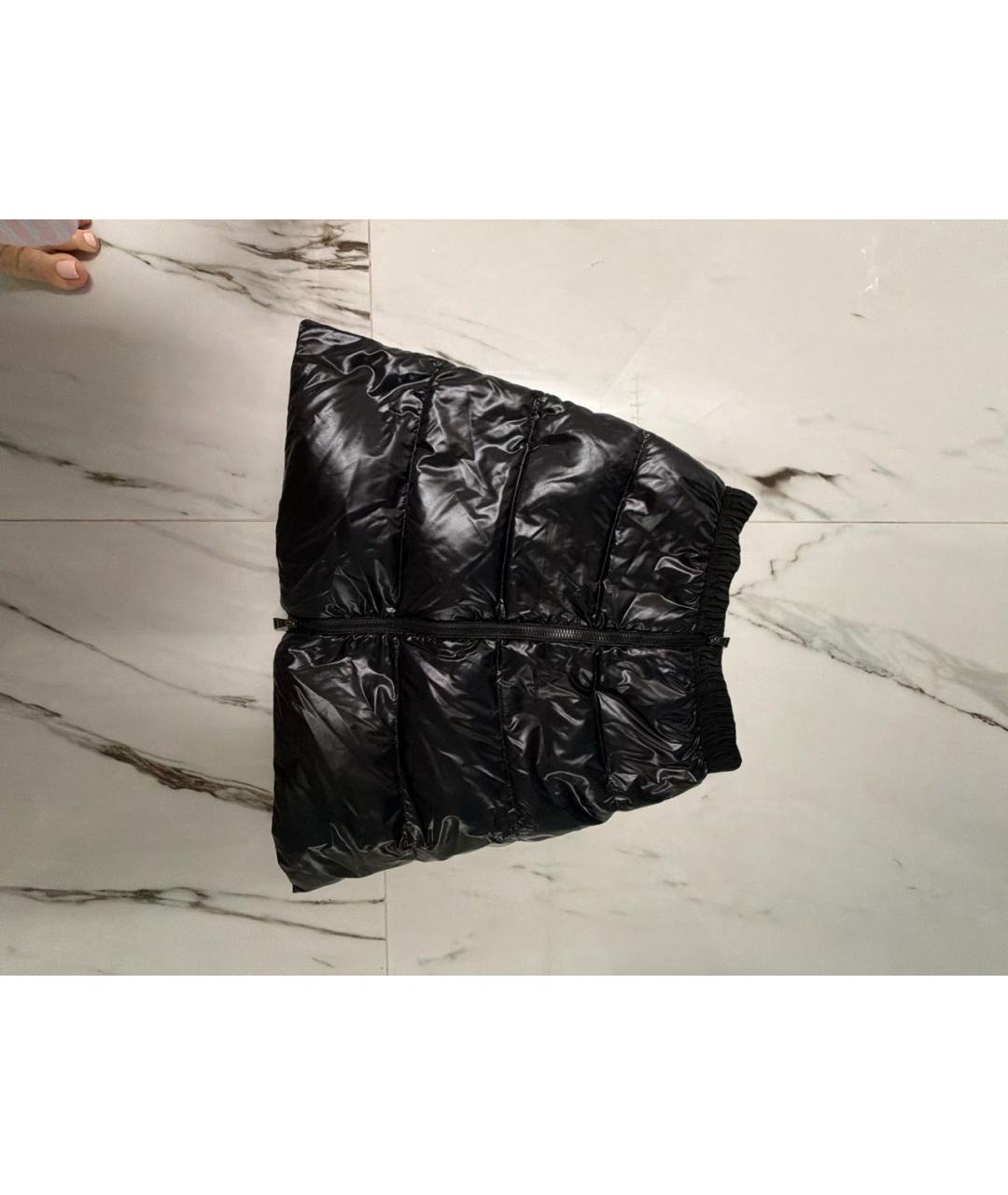 MONCLER Черная юбка мини, фото 5