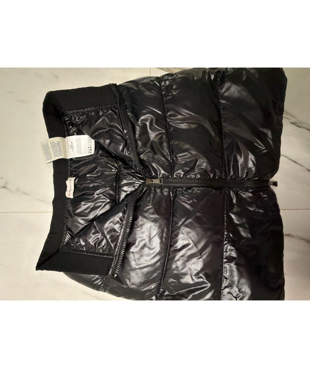 MONCLER Черная юбка мини, фото 4