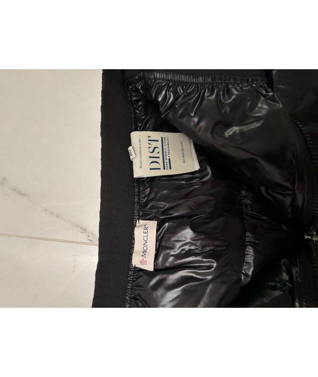 MONCLER Черная юбка мини, фото 3