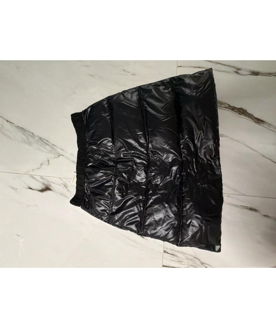 MONCLER Черная юбка мини, фото 2