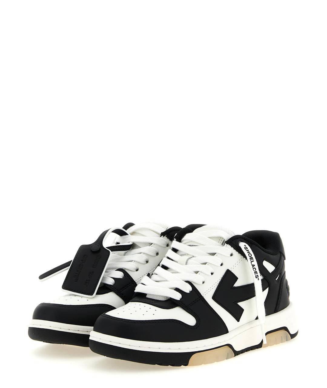 OFF-WHITE Мульти кожаные кроссовки, фото 2
