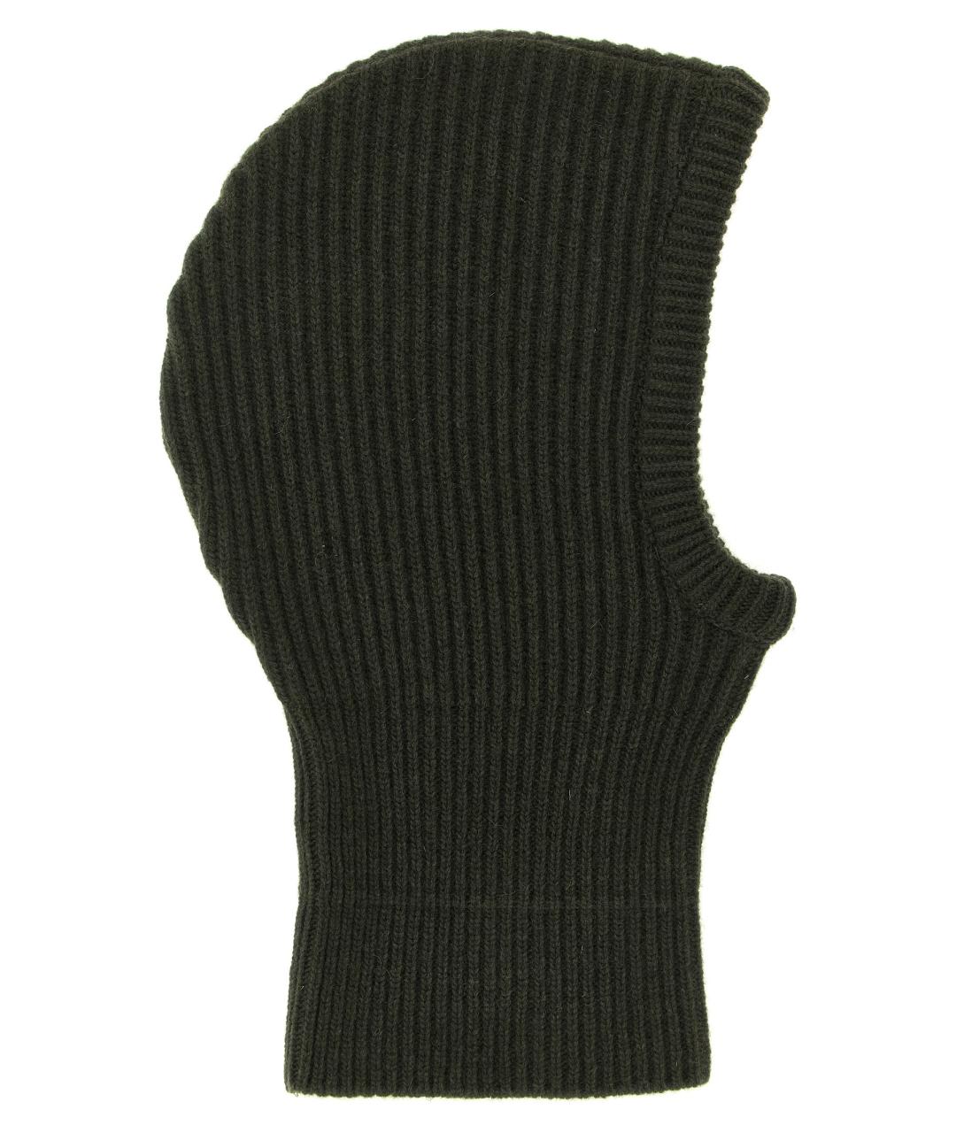 MM6 MAISON MARGIELA Зеленая шерстяная шапка, фото 1
