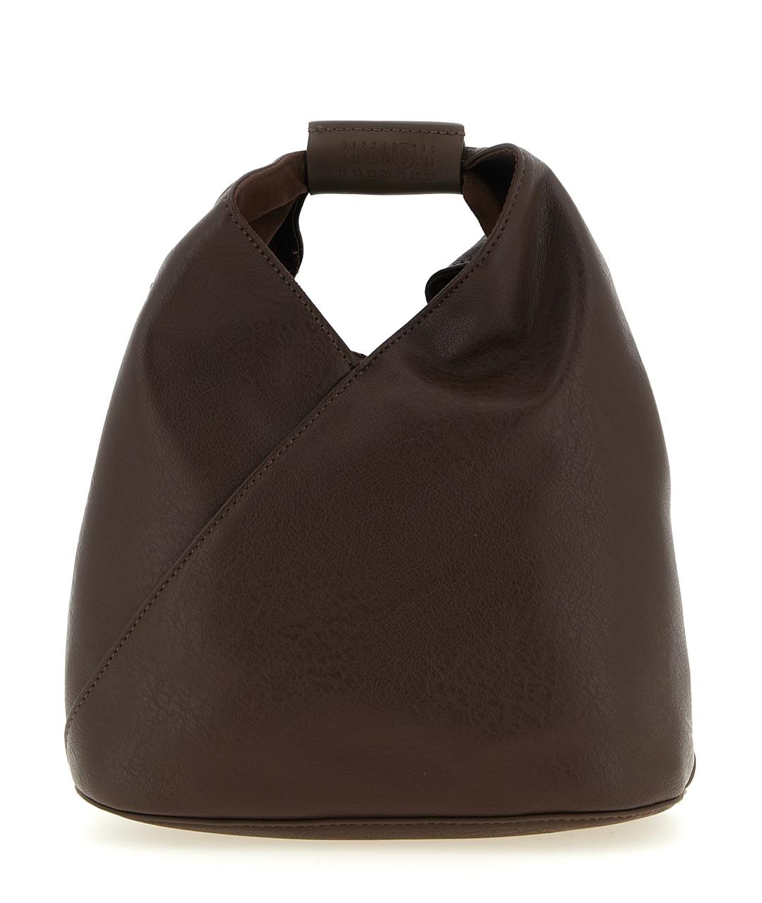 MM6 MAISON MARGIELA Коричневая сумка через плечо из искусственной кожи, фото 1