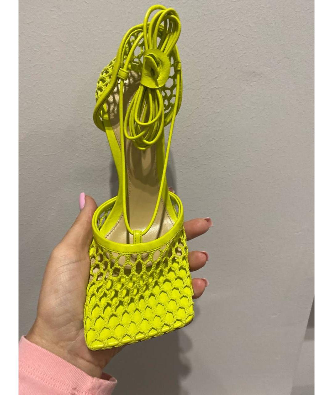 BOTTEGA VENETA Кожаные босоножки, фото 2