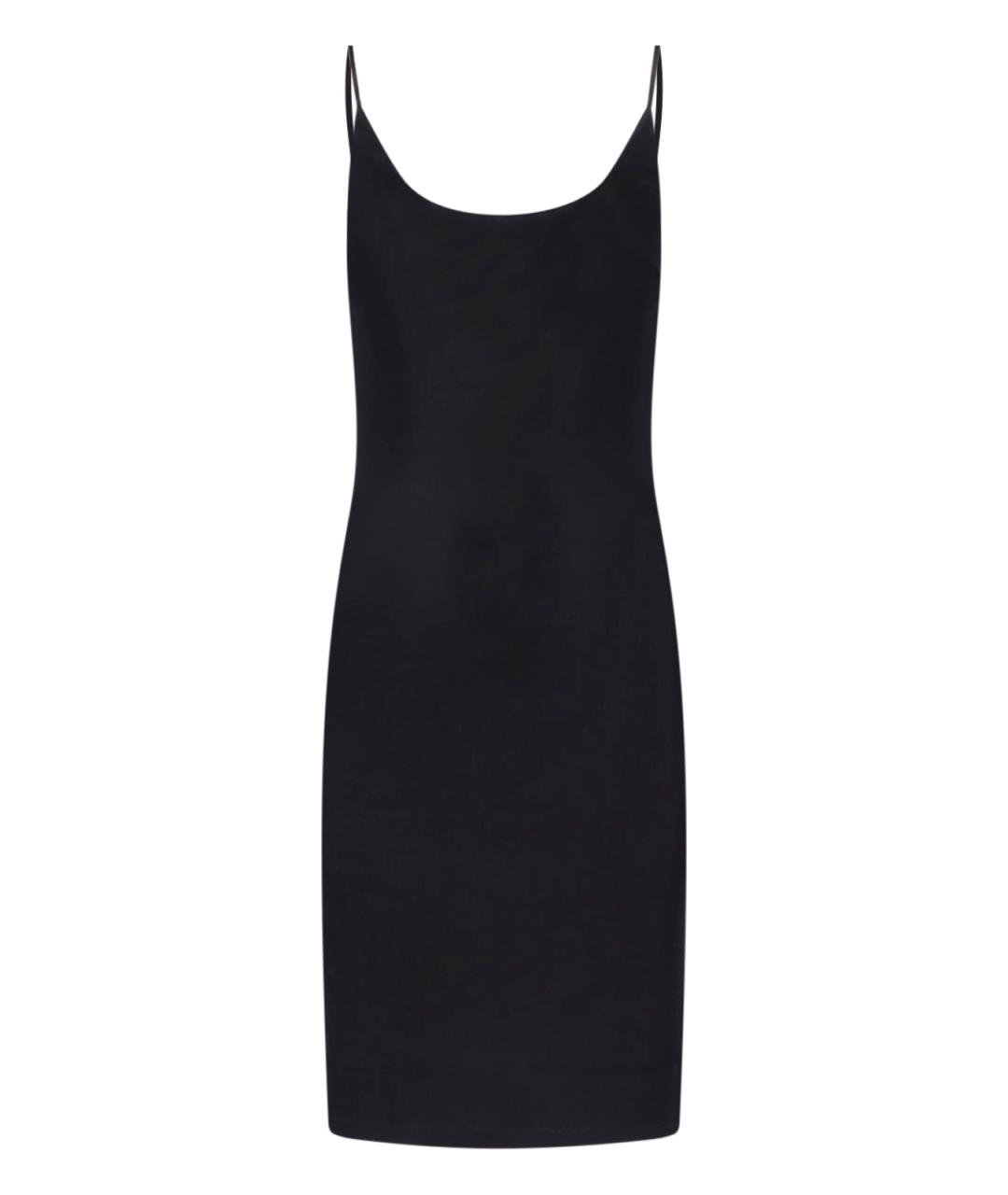 SAINT LAURENT Черное вискозное коктейльное платье, фото 1