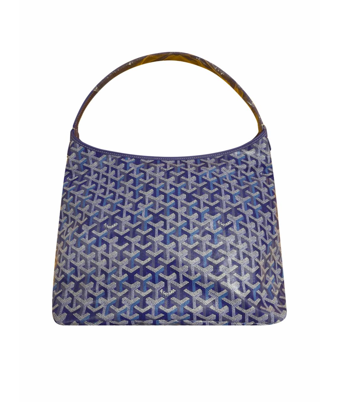 GOYARD Фиолетовая кожаная сумка тоут, фото 1