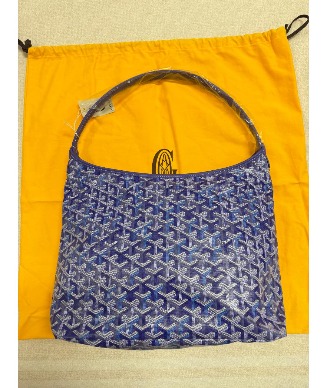 GOYARD Фиолетовая кожаная сумка тоут, фото 4