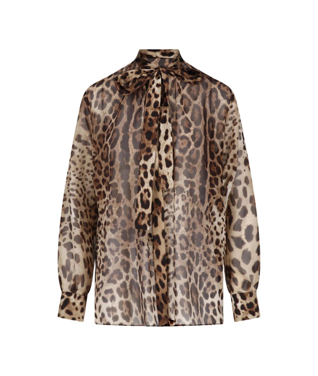 DOLCE&GABBANA Мульти шелковая блузы, фото 1