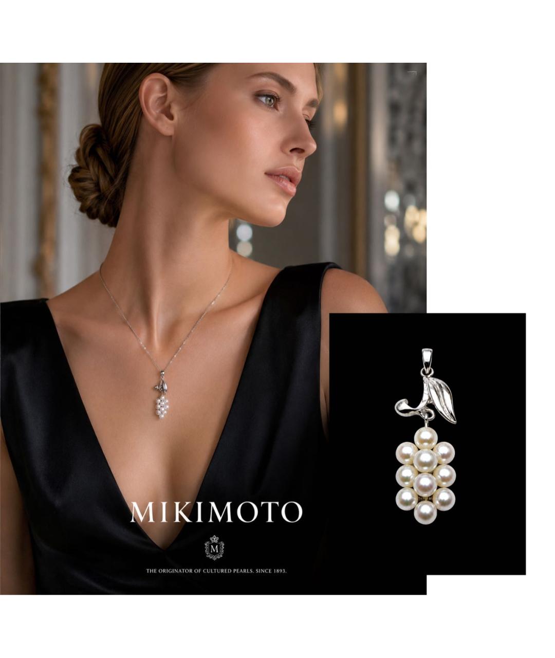 Mikimoto Серебряный серебряный кулон, фото 4