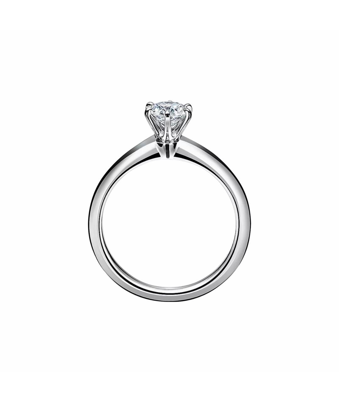 TIFFANY&CO Серебряное платиновое кольцо, фото 1