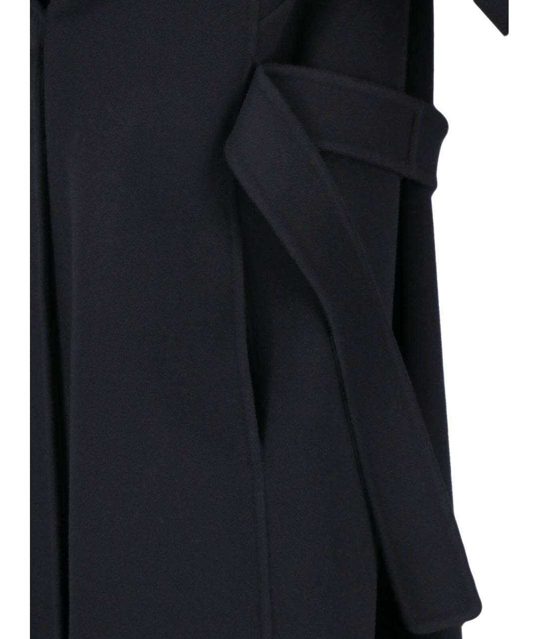 'S MAX MARA Черное шерстяное пальто, фото 5