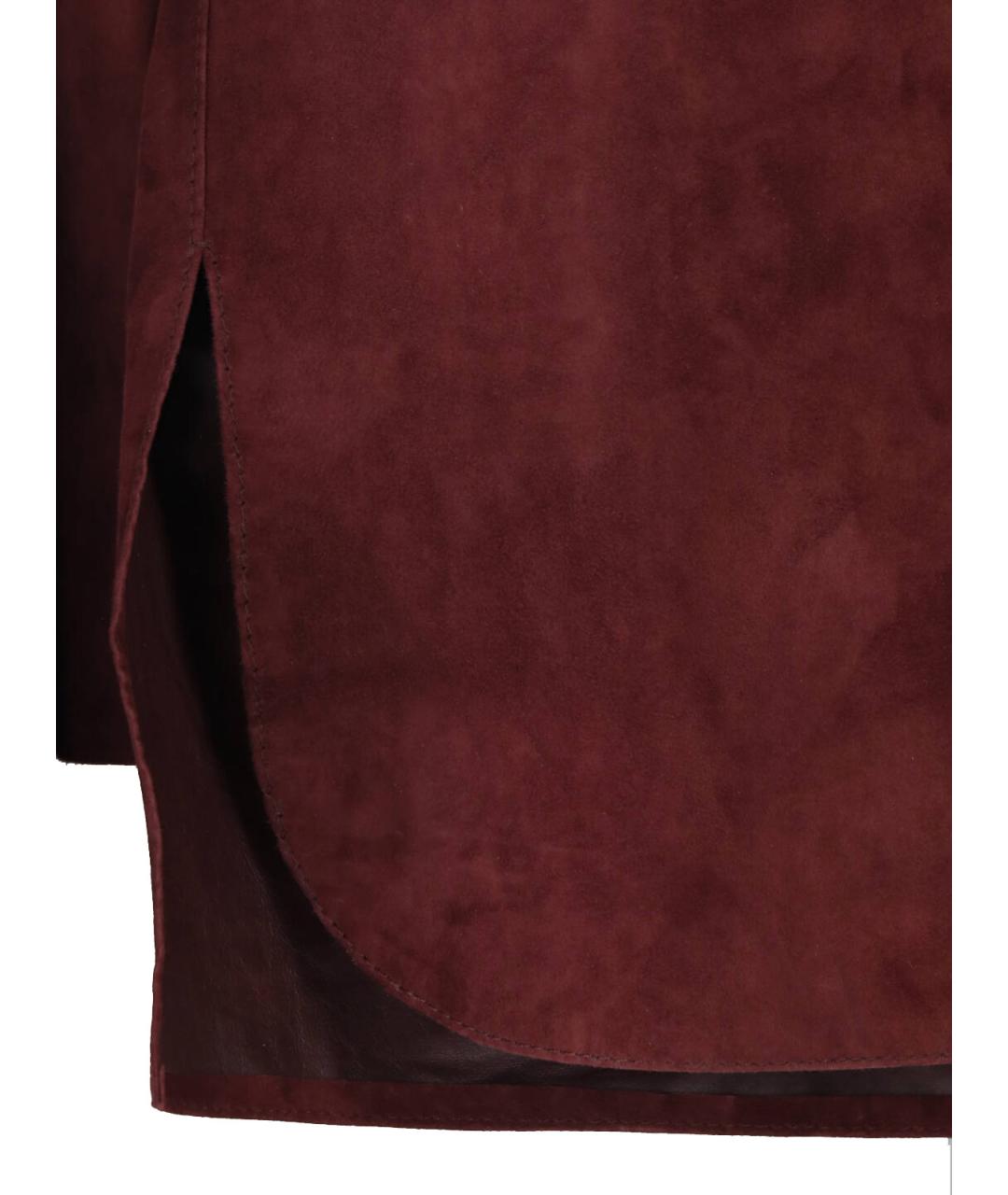 'S MAX MARA Красная кожаная куртка, фото 4