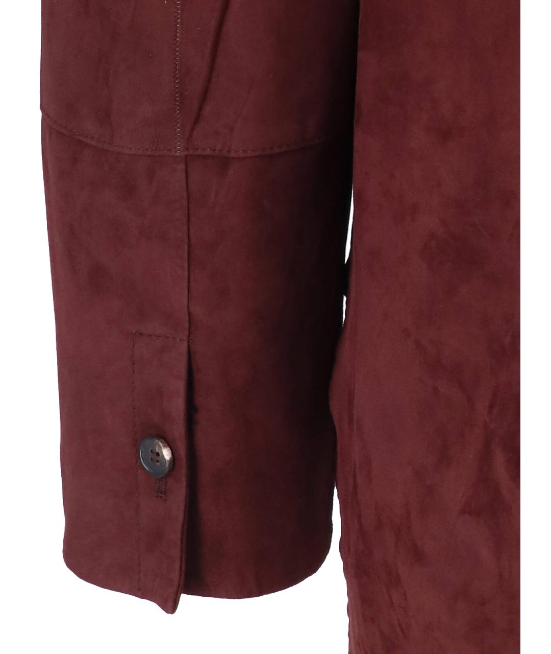 'S MAX MARA Красная кожаная куртка, фото 5