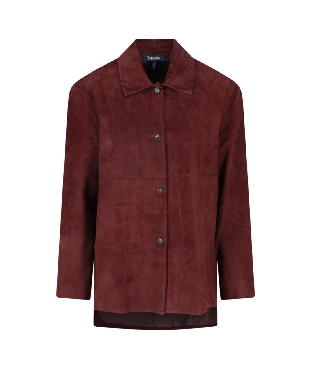 'S MAX MARA Красная кожаная куртка, фото 1