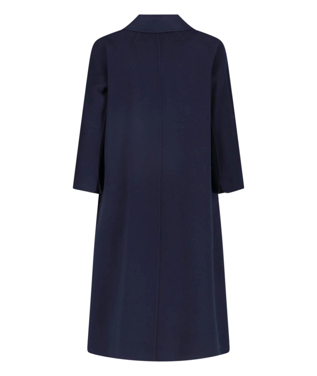 'S MAX MARA Синее шерстяное пальто, фото 2