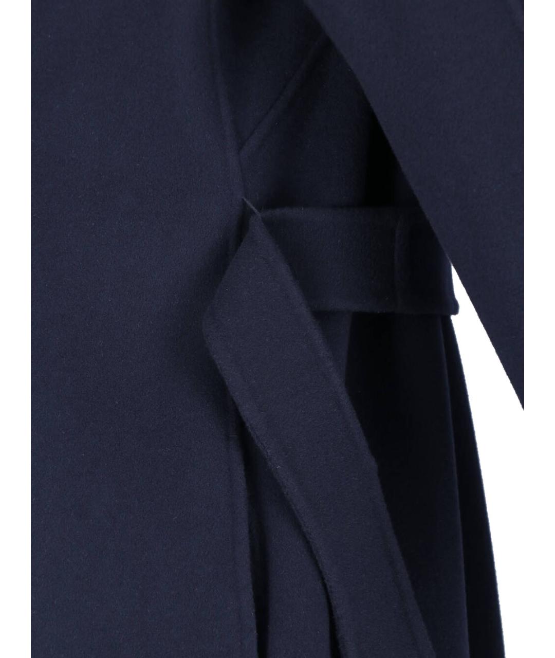 'S MAX MARA Синее шерстяное пальто, фото 5