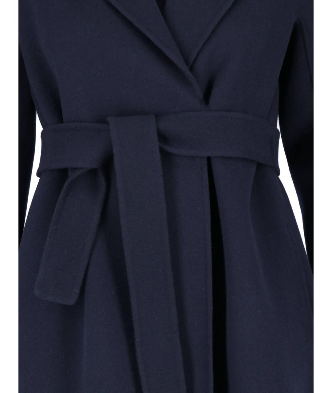 'S MAX MARA Синее шерстяное пальто, фото 4