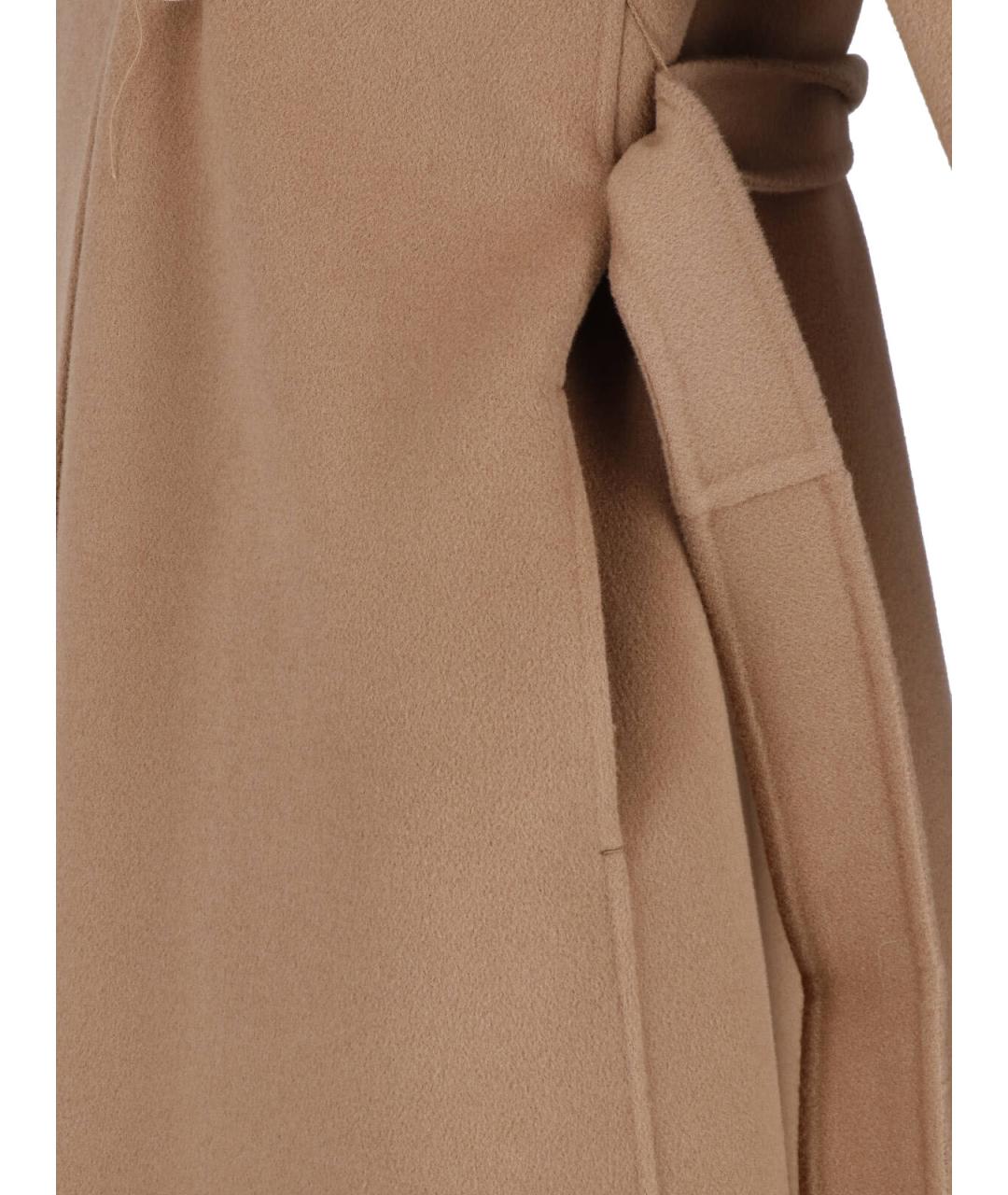'S MAX MARA Коричневое шерстяное пальто, фото 5