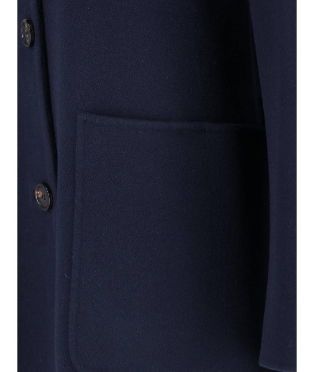 'S MAX MARA Синее шерстяное пальто, фото 4