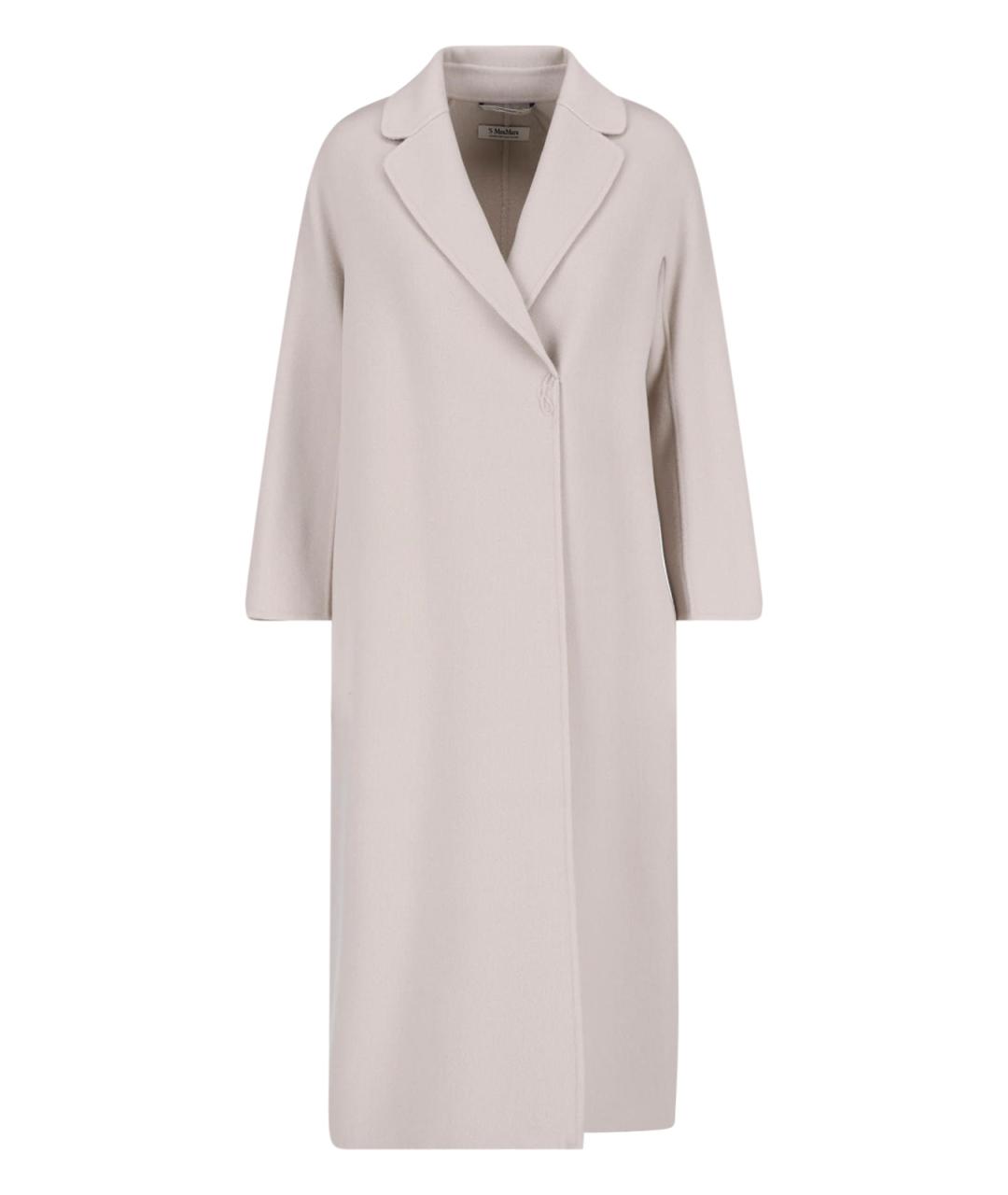 'S MAX MARA Бежевое шерстяное пальто, фото 2