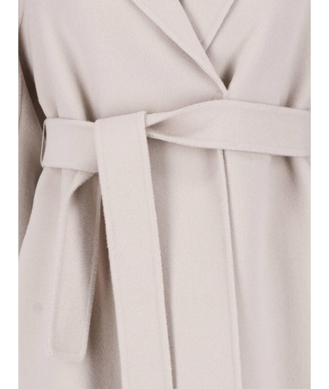 'S MAX MARA Бежевое шерстяное пальто, фото 4
