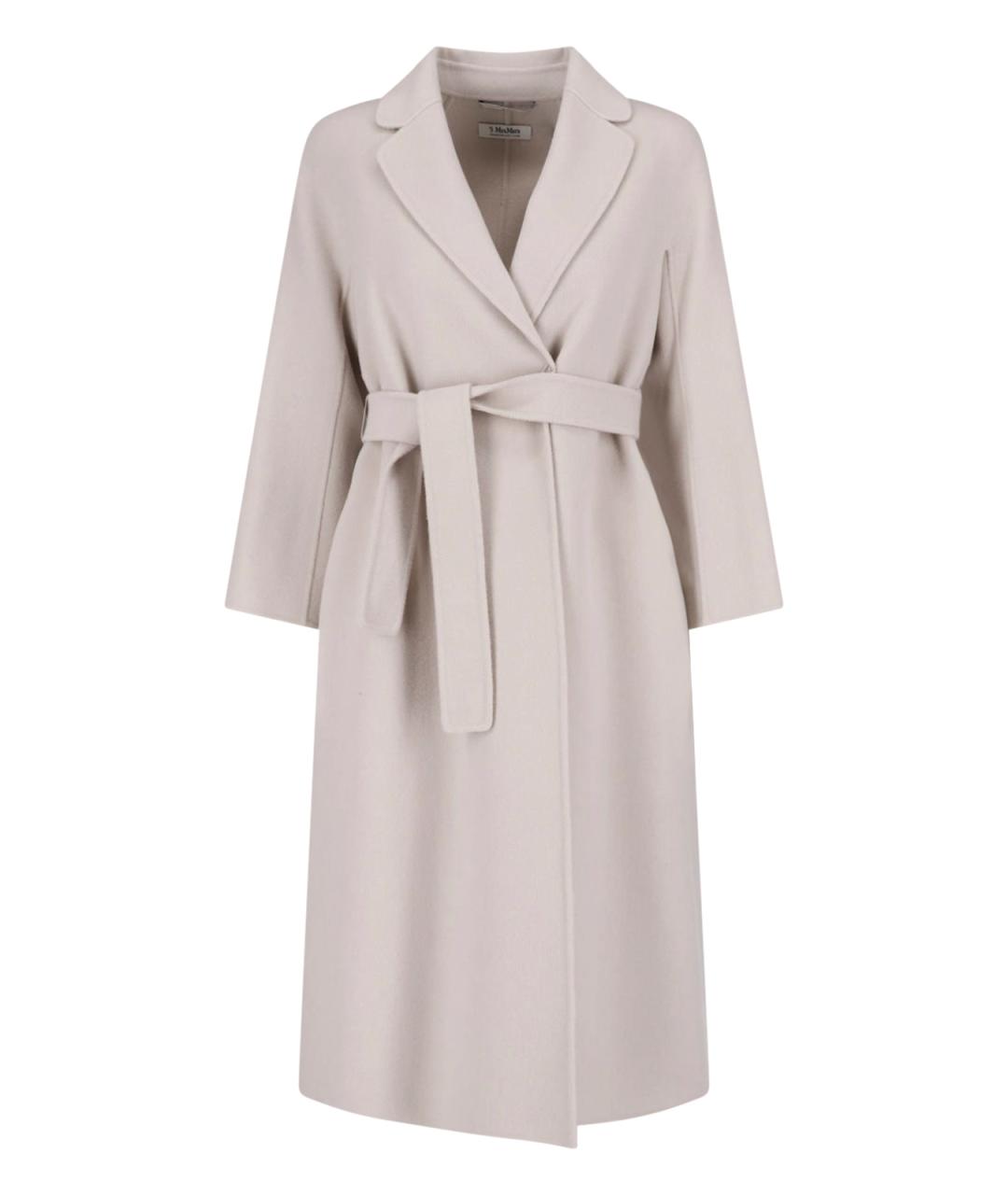 'S MAX MARA Бежевое шерстяное пальто, фото 1