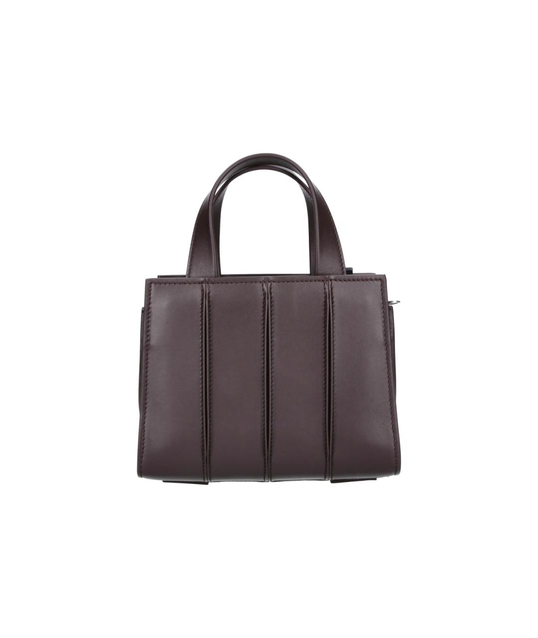 MAX MARA Коричневая кожаная сумка тоут, фото 3