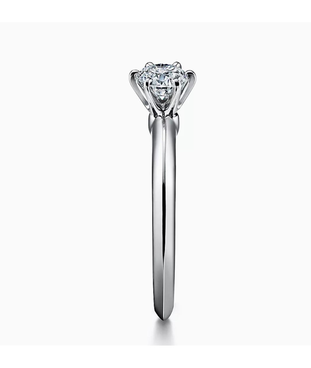 TIFFANY&CO Серебряное платиновое кольцо, фото 5