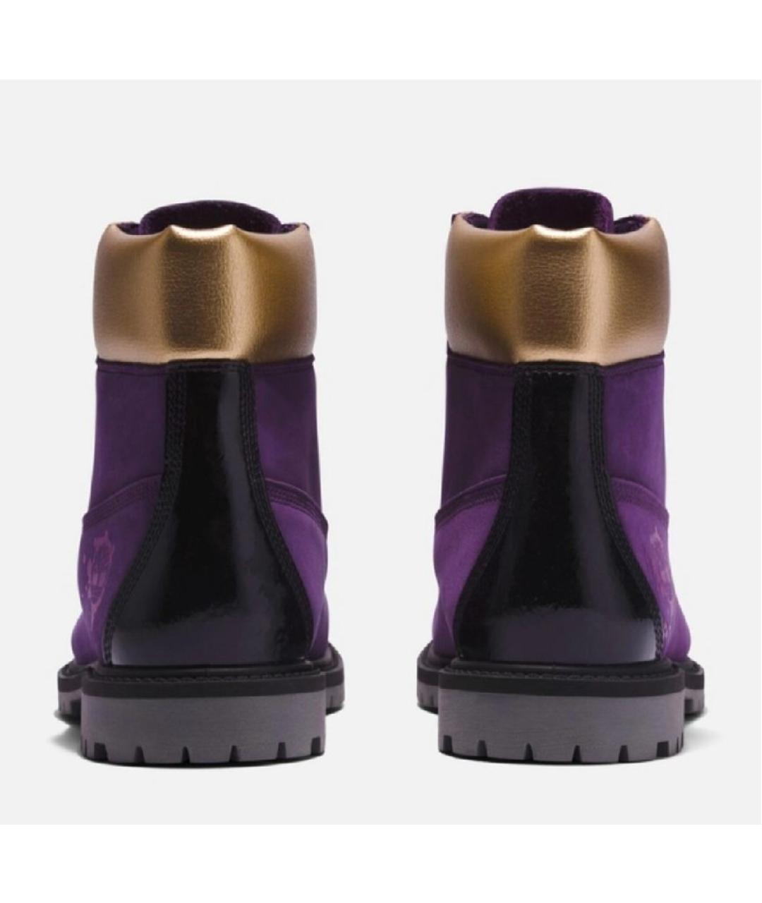 TIMBERLAND Фиолетовые нубуковые ботинки, фото 4