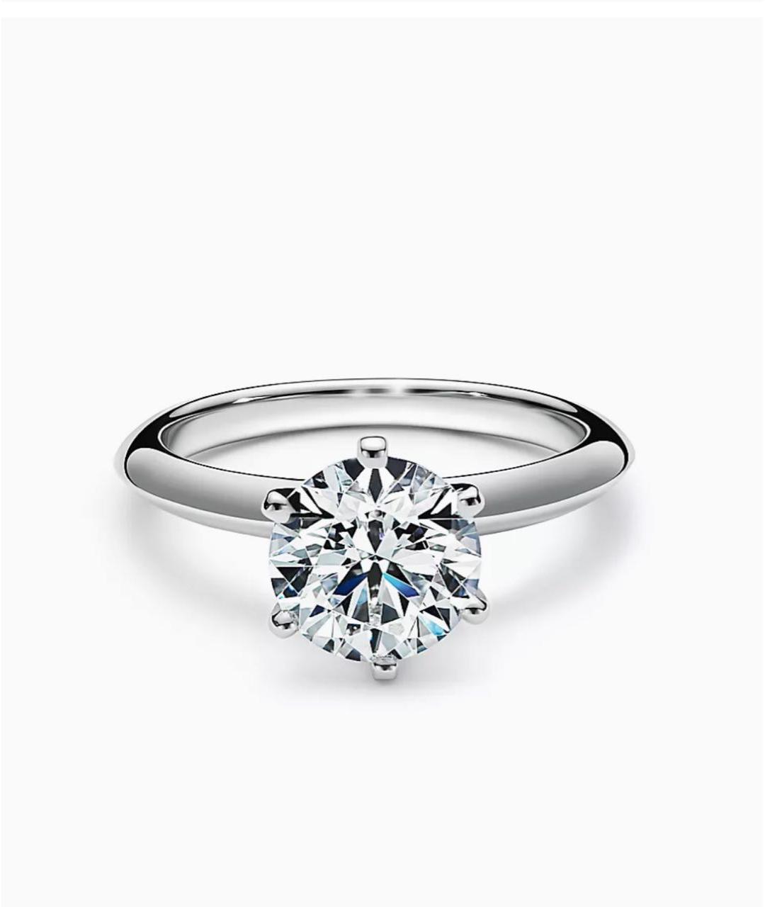 TIFFANY&CO Серебряное платиновое кольцо, фото 5