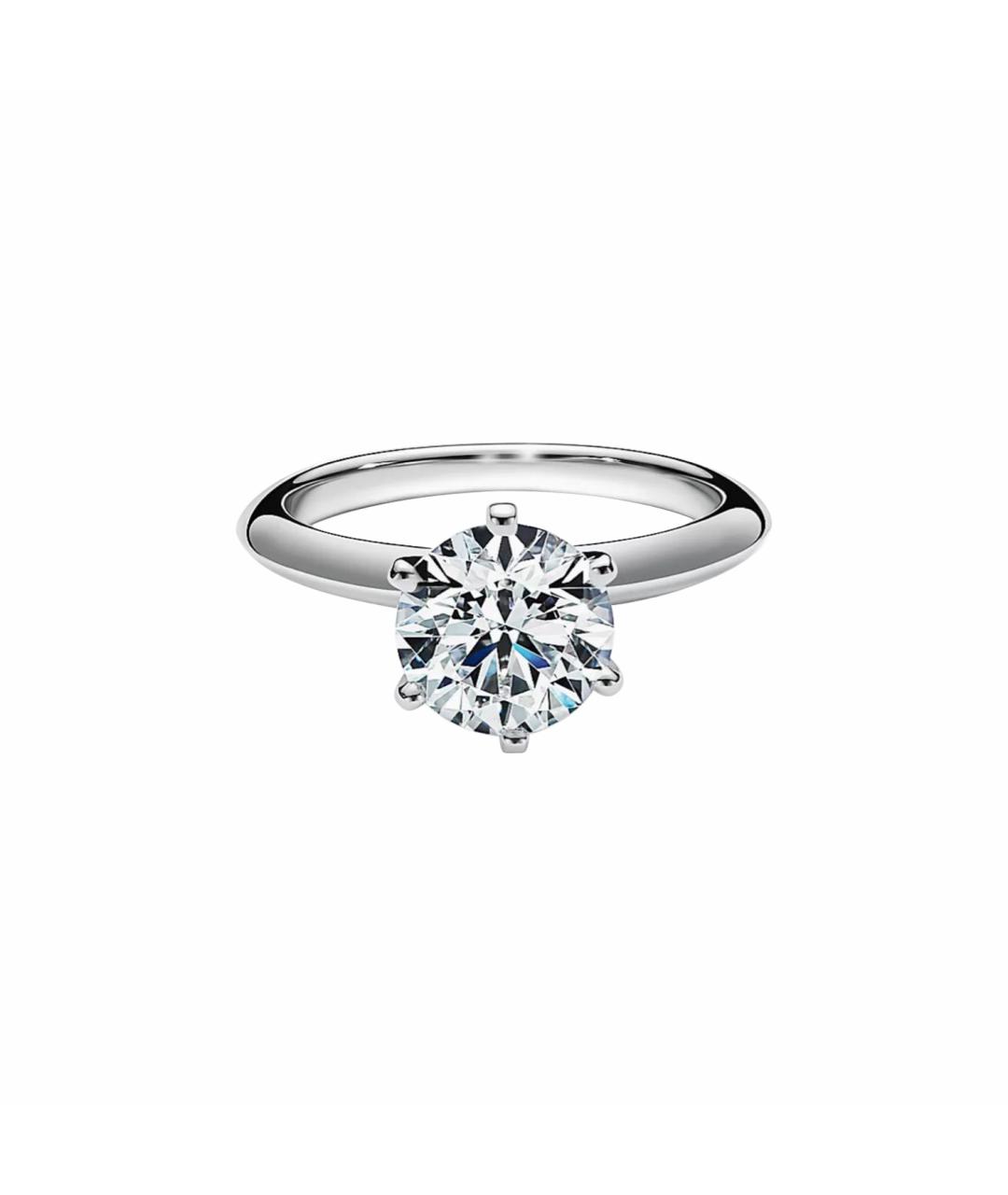 TIFFANY&CO Серебряное платиновое кольцо, фото 1