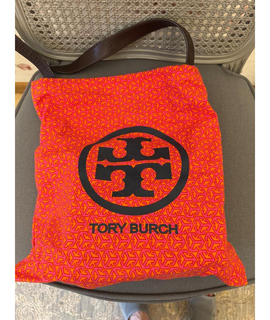 TORY BURCH Коричневая сумка через плечо, фото 5
