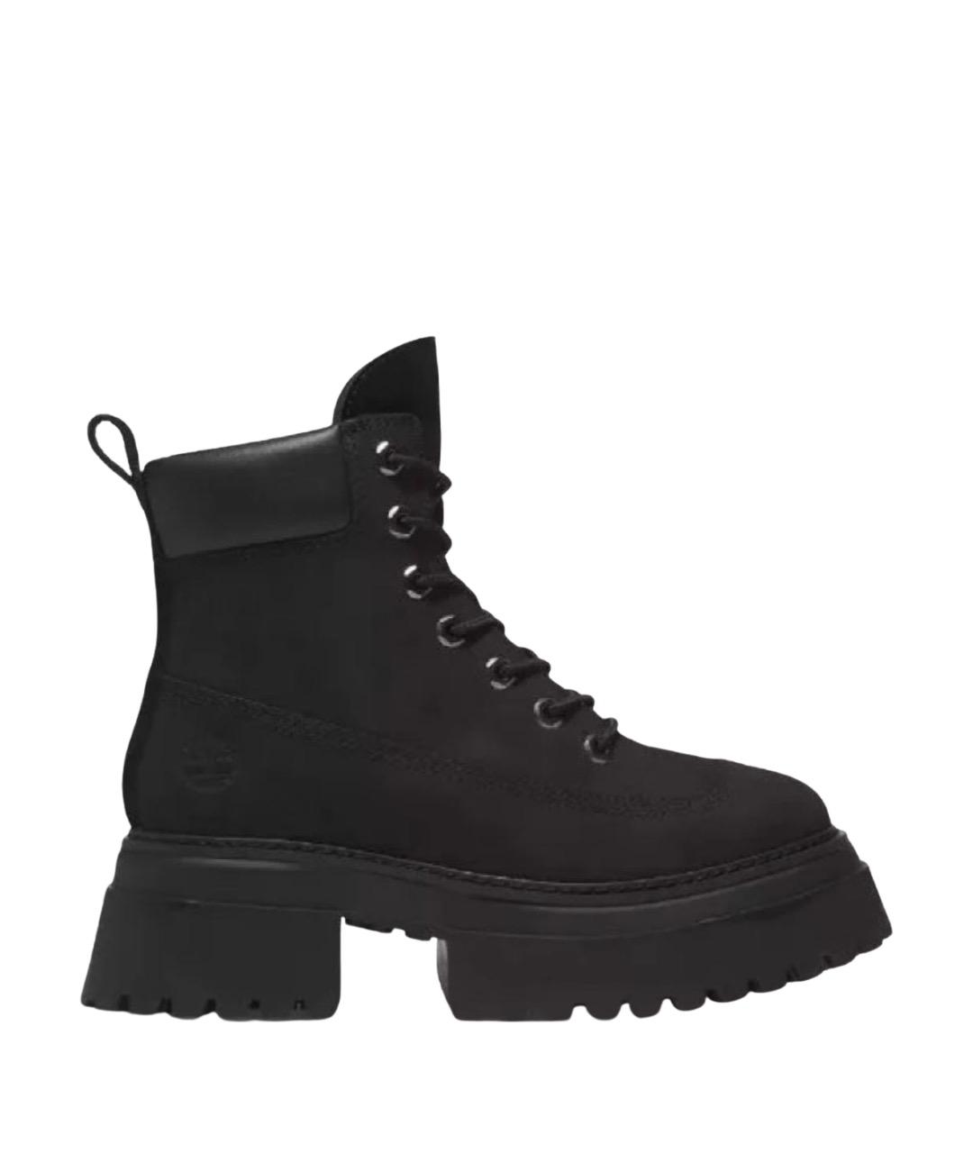 TIMBERLAND Черные нубуковые ботинки, фото 1