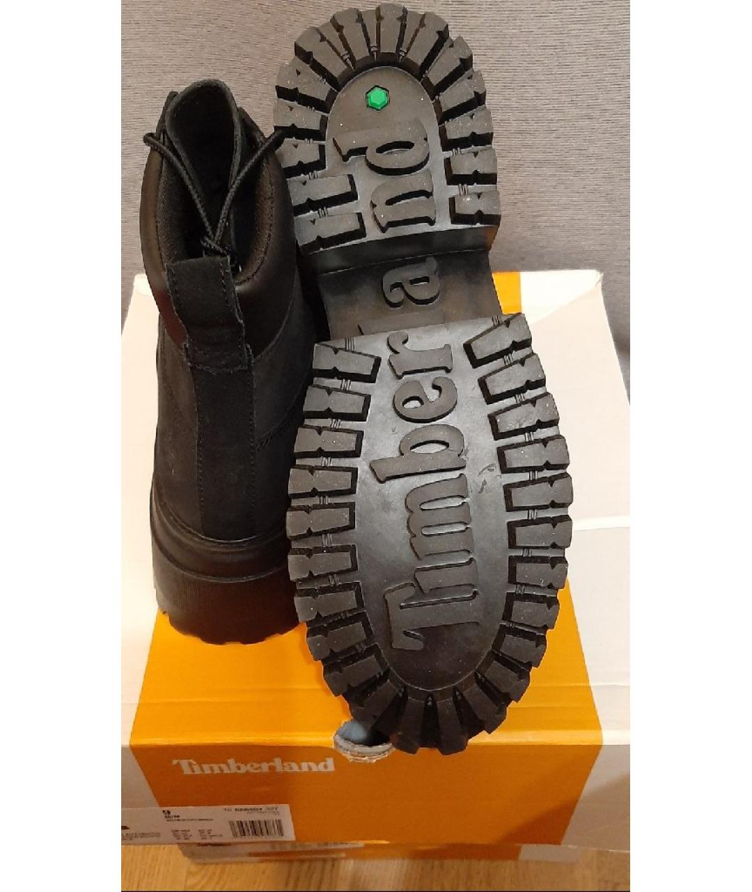 TIMBERLAND Черные нубуковые ботинки, фото 9