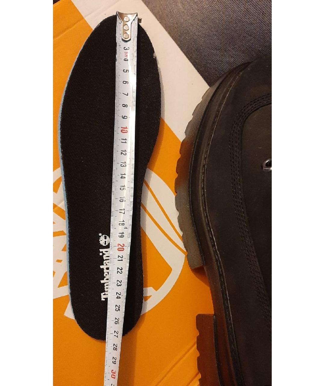 TIMBERLAND Черные нубуковые ботинки, фото 5