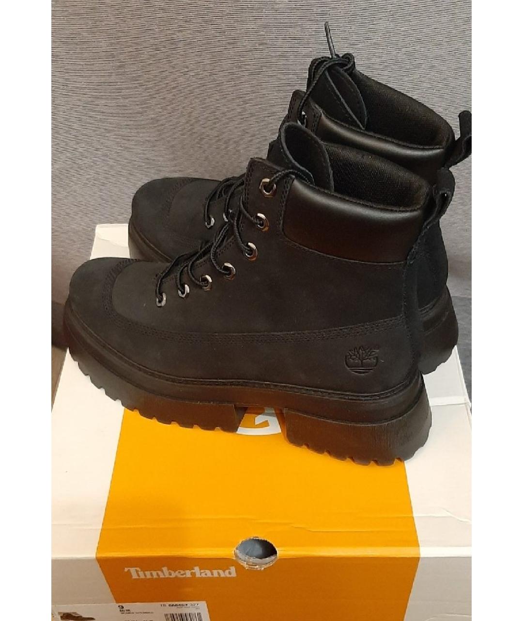 TIMBERLAND Черные нубуковые ботинки, фото 8