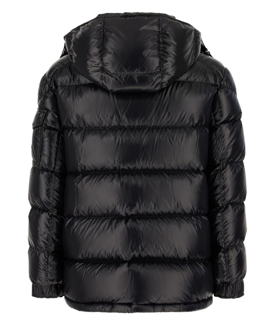 MONCLER Черная полиамидовая куртка, фото 3