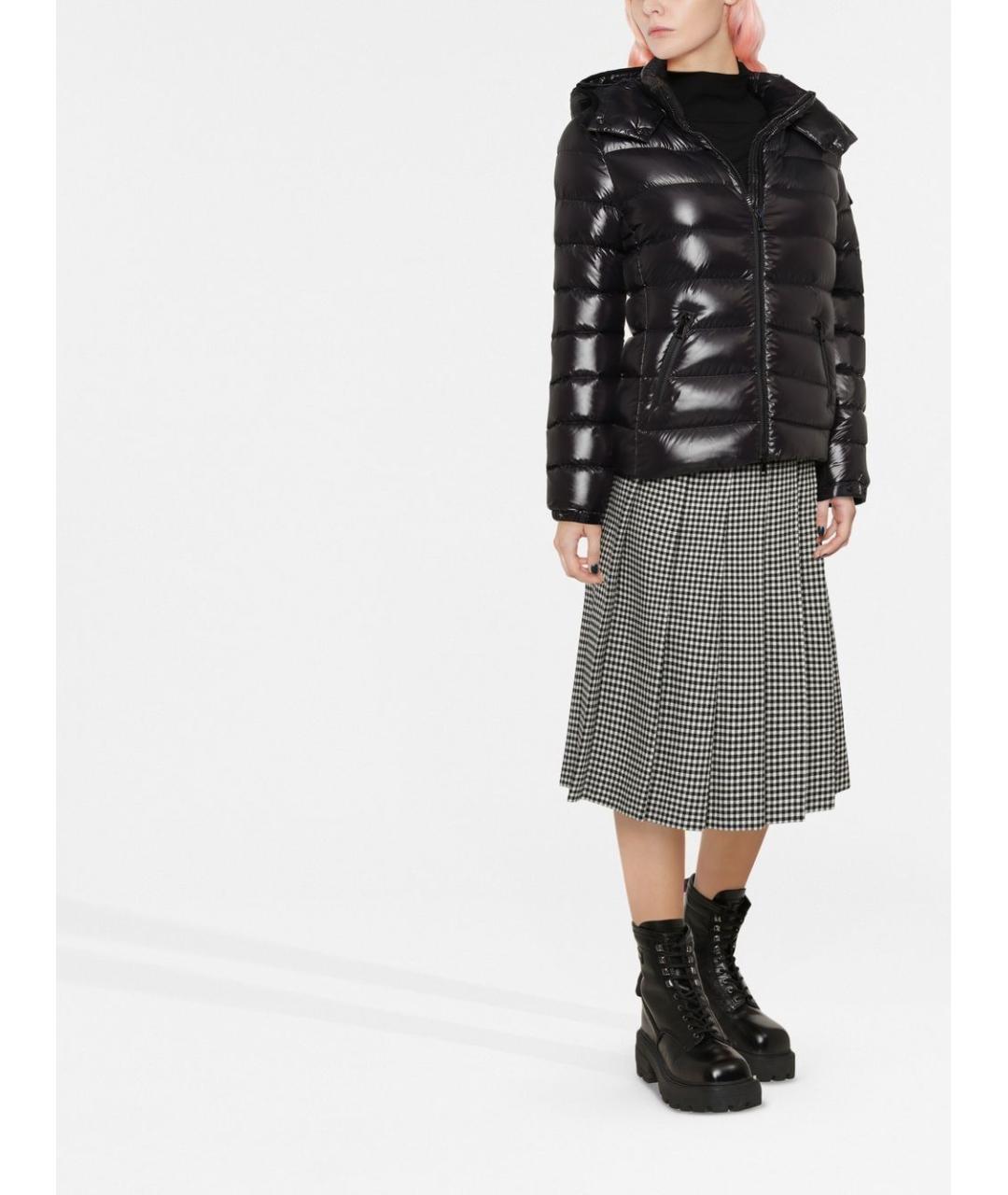 MONCLER Черная полиамидовая куртка, фото 4